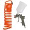 Grav Feed Spray Gun 1.5mm Nozzle With 5m Spiral Hose